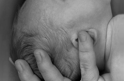 birth, child, infant, newborn, hand, keep, head, face, fragile, small child
